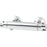 GoodHome Shower Mixer Valve Tap Thermostatic Chrome Contemporary Wall ½ Turn - Image 2