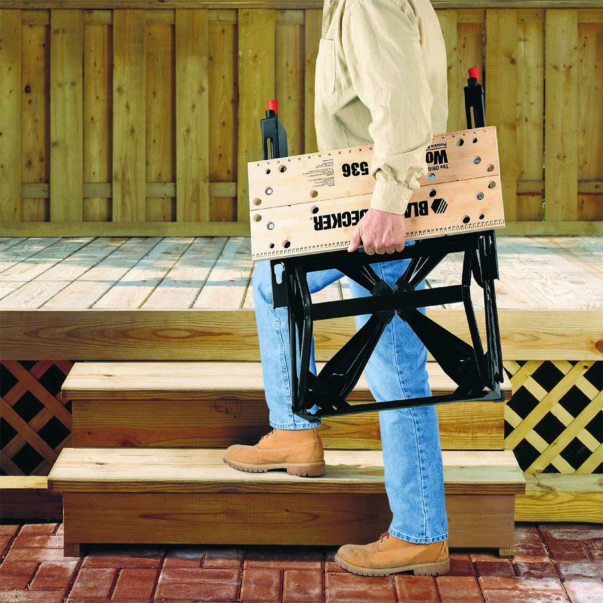 Black & Decker Workmate Workbench Dual Height Foldable Easy Set-up - Image 2