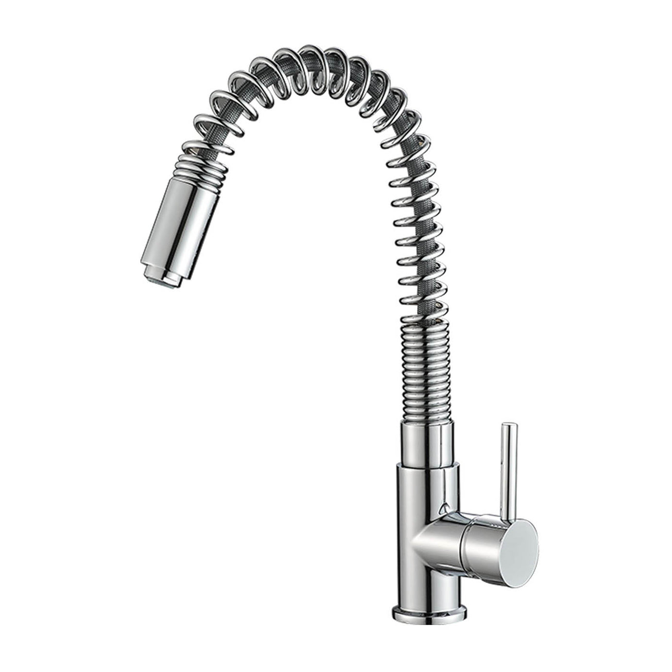 Cooke & Lewis Kitchen Tap Sink Faucet Side Lever Silver Chrome Modern Durable - Image 1