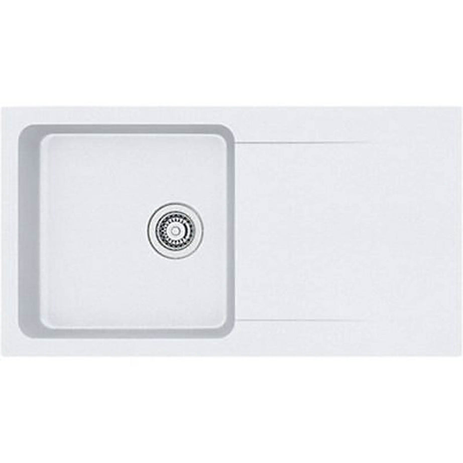 Franke Kitchen Sink White Reversible Drainer Tectonite Heat Resistant 510x940mm - Image 1