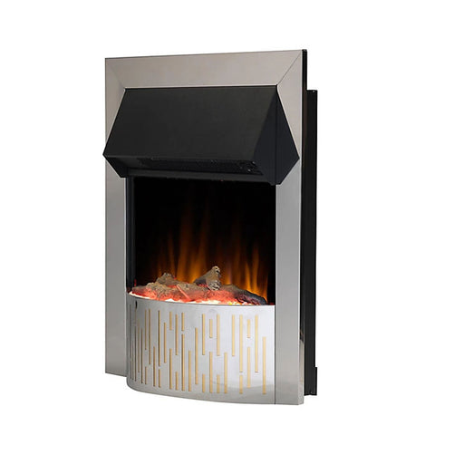 Dimplex Electric Fire Chrome Multi-Coloured Flame Effect Digital Fan Heat 2kW - Image 1