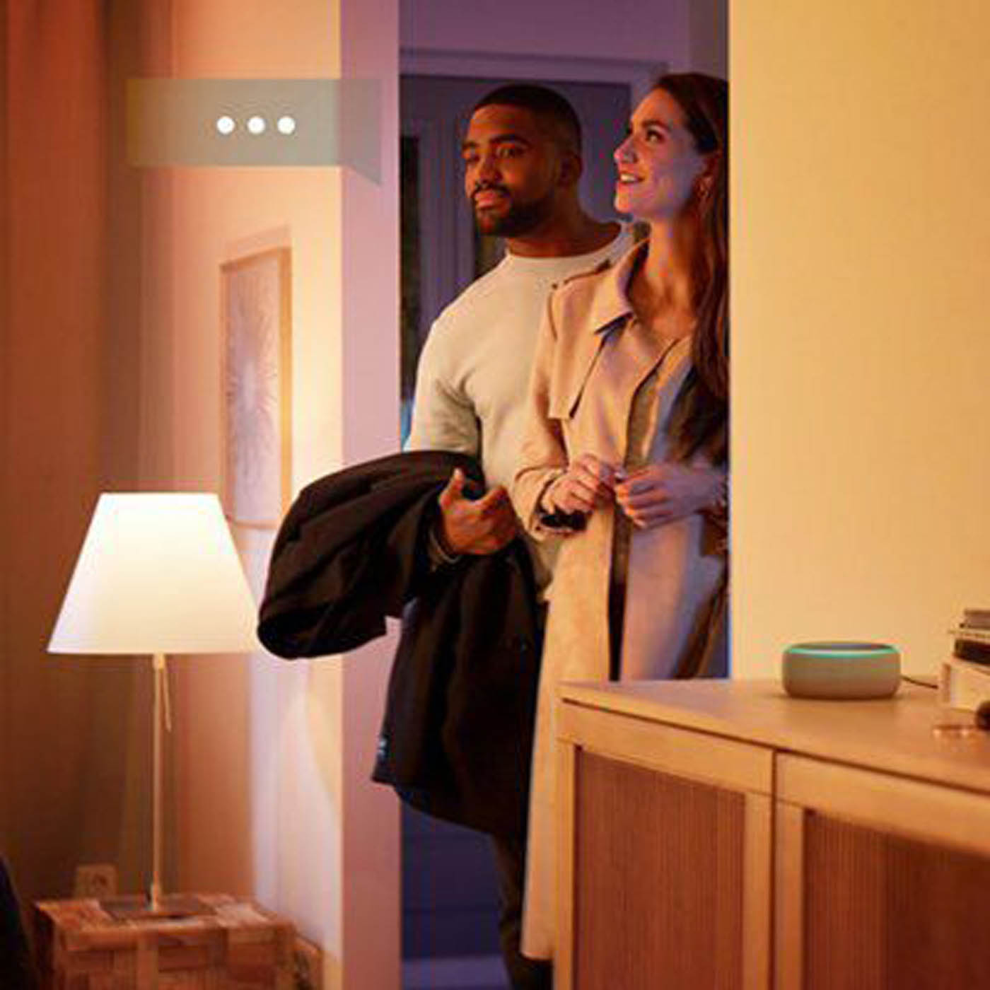 Philips Hue Light Bulb Smart LED Warm white GU10 Dimmable 57W Pack of 2 - Image 3