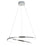 LED Ceiling Light Chrome Effect Pendant Twisted Lamp Modern Warm White IP20 - Image 3