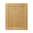 GoodHome Verbena Natural oak shaker Highline Cabinet door W600mm - Image 1