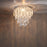 Pendant Ceiling Light Crystal Glass Beads Chrome Effect Modern Luxury Elegant - Image 1