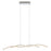 Ceiling Light 2 Lamp Pendant Chrome Effect Adjustable Height LED 1320Lm IP20 - Image 3