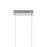 Ceiling Light 2 Lamp Pendant Chrome Effect Adjustable Height LED 1320Lm IP20 - Image 7