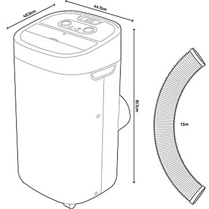 Mobile Air Conditioner Takoma Cooler Fan Dehumidifier Portable 4-in-1 12000BTU - Image 3