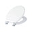 Bemis Toilet Seat Oval 7501QCL000 White Soft Close Gloss Finish Quick Release - Image 1