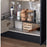 GoodHome Universal Pull Out Storage Pebre Matt Dark Grey H117mm W764mm - Image 2