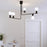 Ceiling Light Pendant Chandelier 5 Way Matt Black Living Room Modern E27 60W - Image 2
