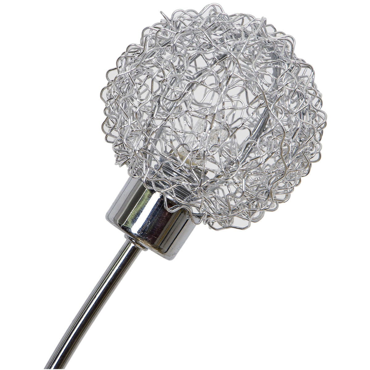GoodHome Floor Lamp 3 Light Phaidros CL286B-3F Chrome Effect 40W 240V - Image 5