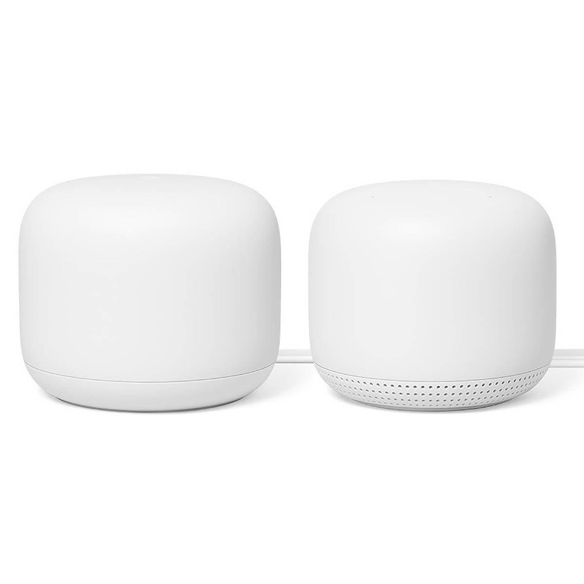 Google Nest Wi-Fi Router Point GA00822-GB Round White 2m Ethernet Cable 2 Pack - Image 2