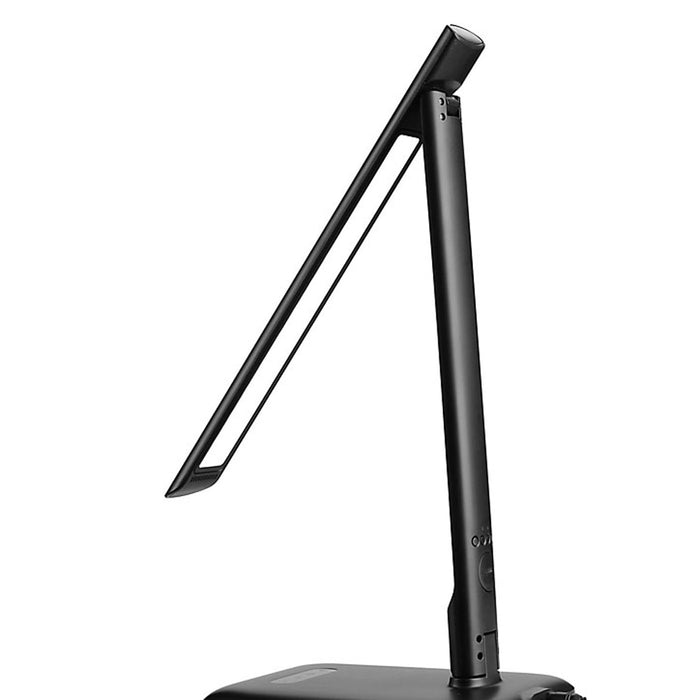 LED Light Desk Table Black Dimmable Foldable Modern Integrated Clock Calendar - Image 8