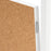Modular Room Divider Panel Cork White Lightweight 4 Dowels (H)0.5 x (W)1m - Image 2