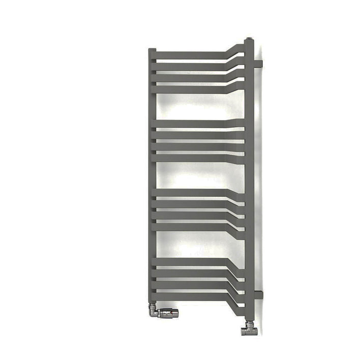 Terma Towel Rail Radiator Bathroom Warmer Ladder Incorner Grey (H)100.5x(W)35cm - Image 2