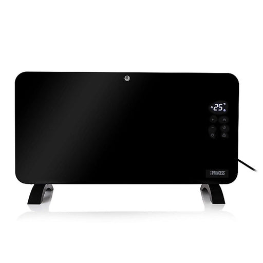 Panel Heater Smart APP Variable Heat Radiator Glass Black LED Display IP24 1500W - Image 1