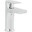 GoodHome Basin Tap Mono Mixer Chrome Single Lever Brass Contemporary Bathroom - Image 1