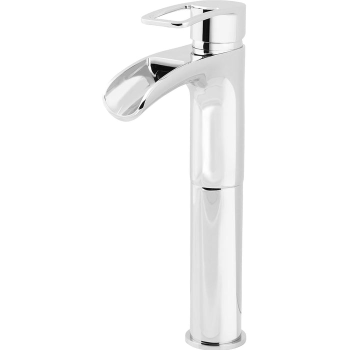 Bathroom Tap Basin Mono Mixer Chrome Full Turn Brass In-Built Regulator Modern - Image 1