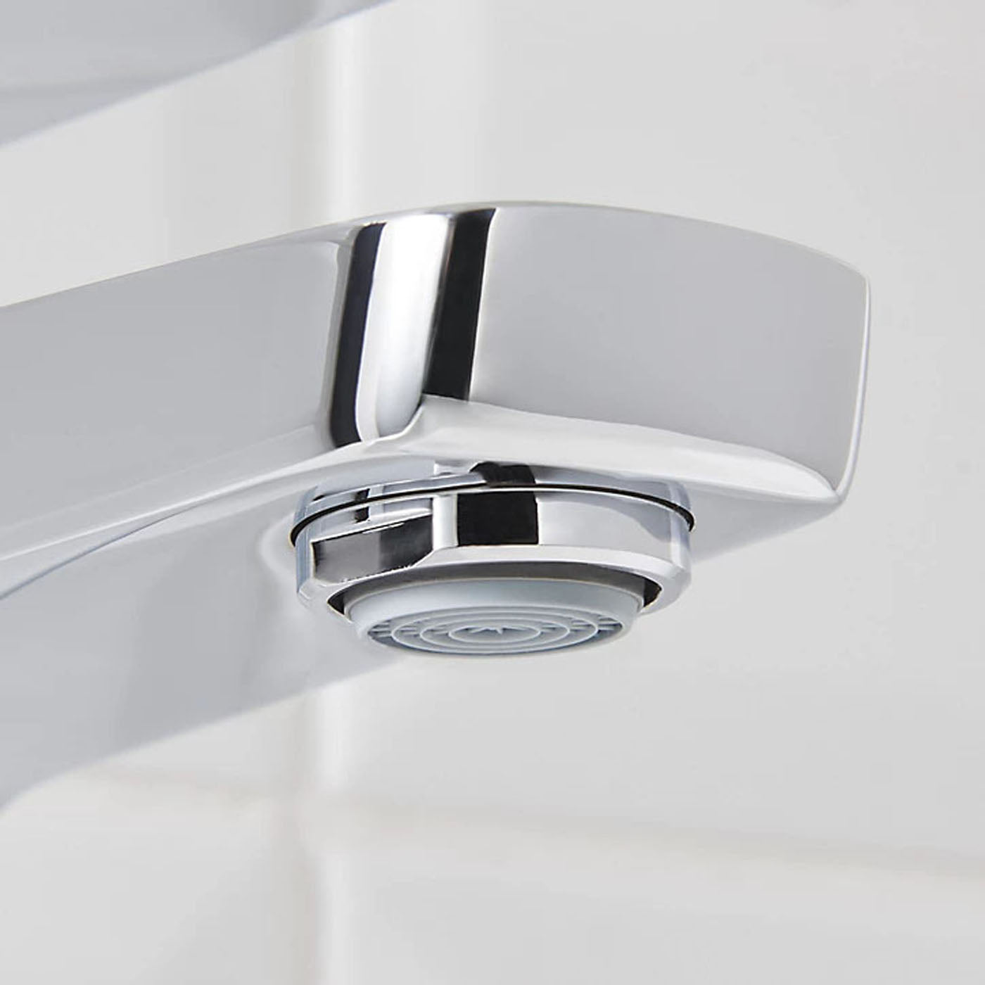Bathroom Basin Tap Mixer Single Lever Ceramic Cartridge Waste Modern Faucet - Image 4