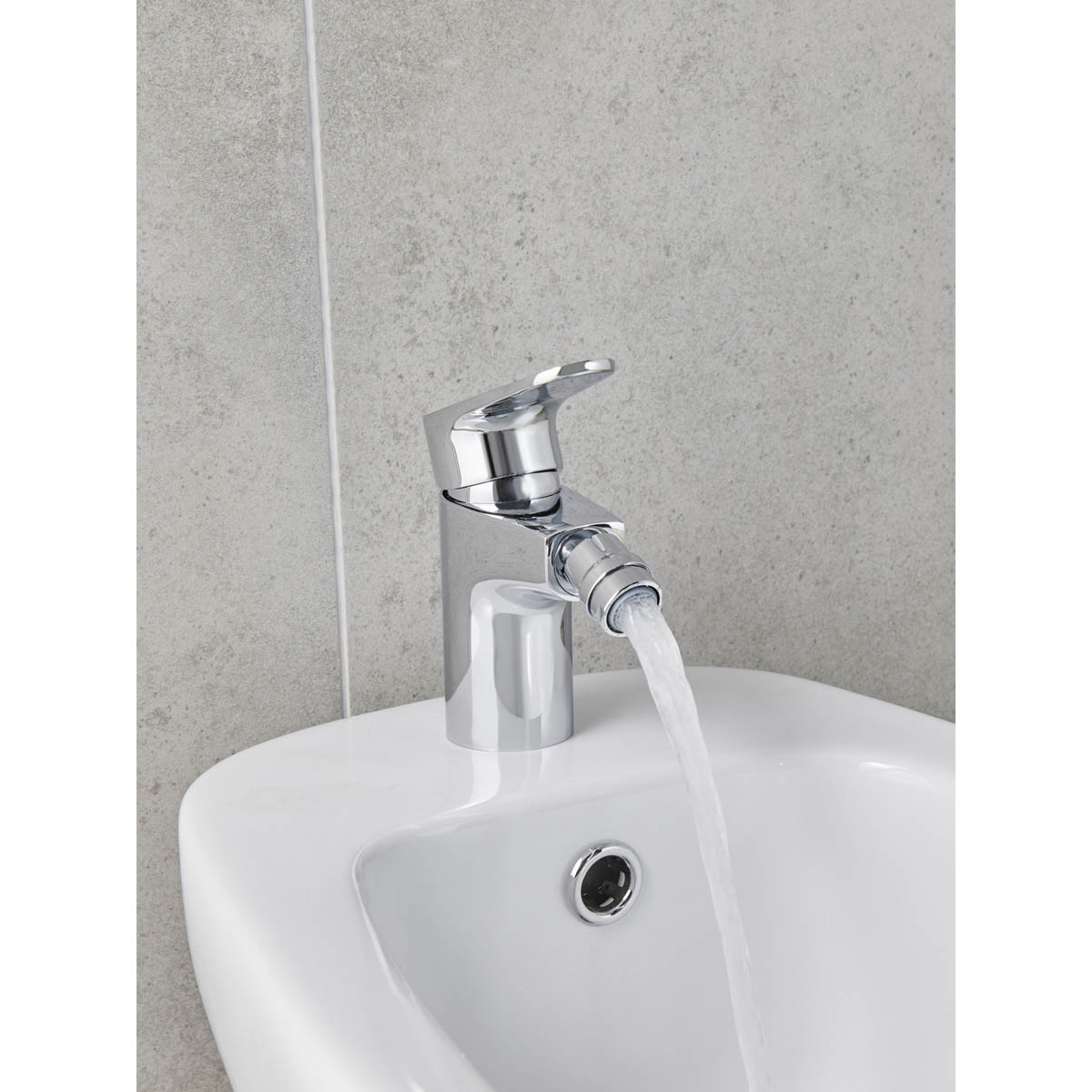 GoodHome Cavally Standard Chrome effect Round Bidet Mono mixer Tap - Image 7