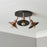 Ceiling Light Spotlight 3 Way Copper Effect Living Room Kitchen Industrial 28W - Image 3