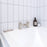 Bath Filler Tap Mixer Nickel Effect Lever Modern Brass Bathroom Deck Faucet - Image 2