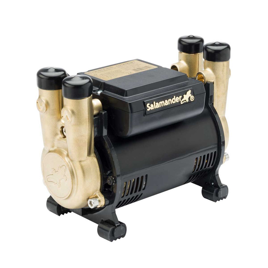 Salamander Pumps Shower Pump CTFORCE-30PT Twin Brass 3 bar Regenerative - Image 1