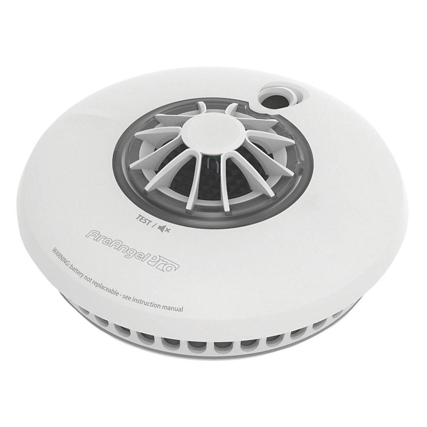 FireAngel Wireless Heat Alarm FP1720W2-R White Plastic 3V DC Battery 85dB - Image 1