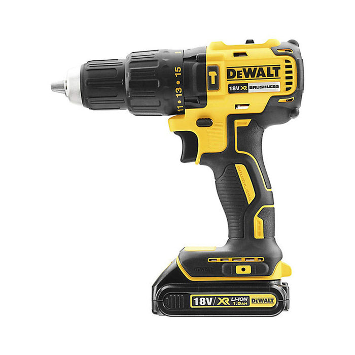 DeWalt Combi Drill Cordless Brushless 18V 1.5Ah Li-Ion LED Compact Ergonomic - Image 3