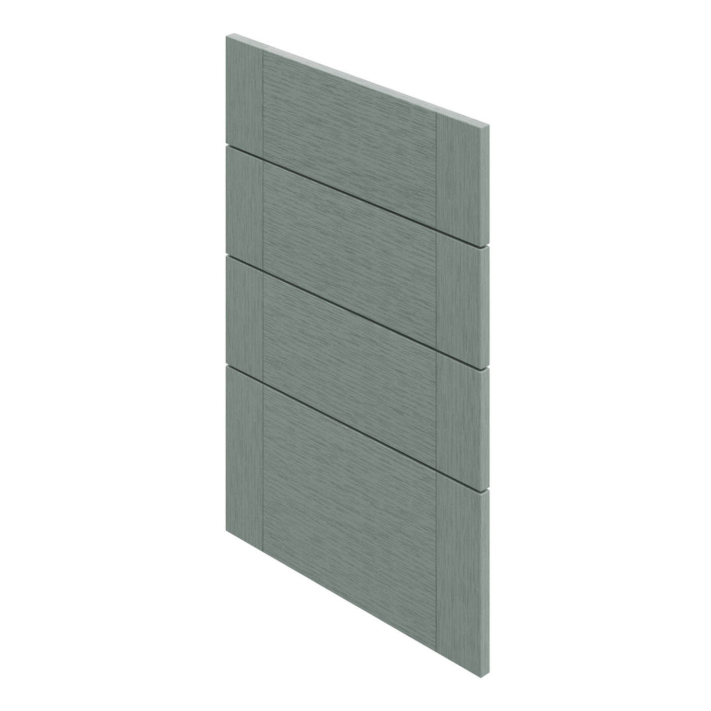 GoodHome Alpinia Painted Matt reed green wood effect 4 drawer front, Pack of 4 (H)715mm (W)497mm (T)18mm - Image 3