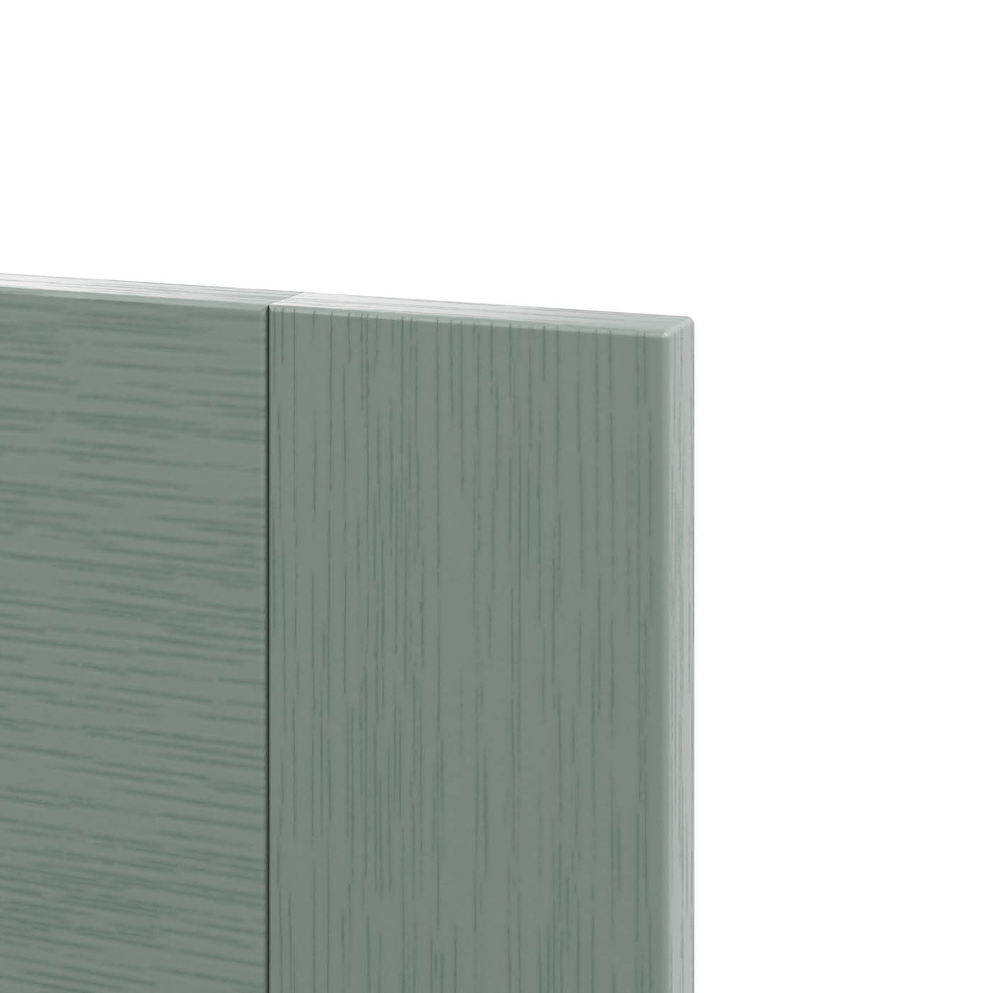 GoodHome Alpinia Painted Matt reed green wood effect 4 drawer front, Pack of 4 (H)715mm (W)497mm (T)18mm - Image 4