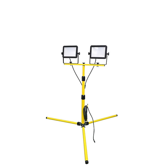 LED Work Light Dual Twin Corded Tripod Stand Portable Floodlight 2000lm 40W - Image 4