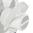 GoodHome Pedestal Fan White 45W 3-Speed Freestanding Timer Remote Control - Image 5