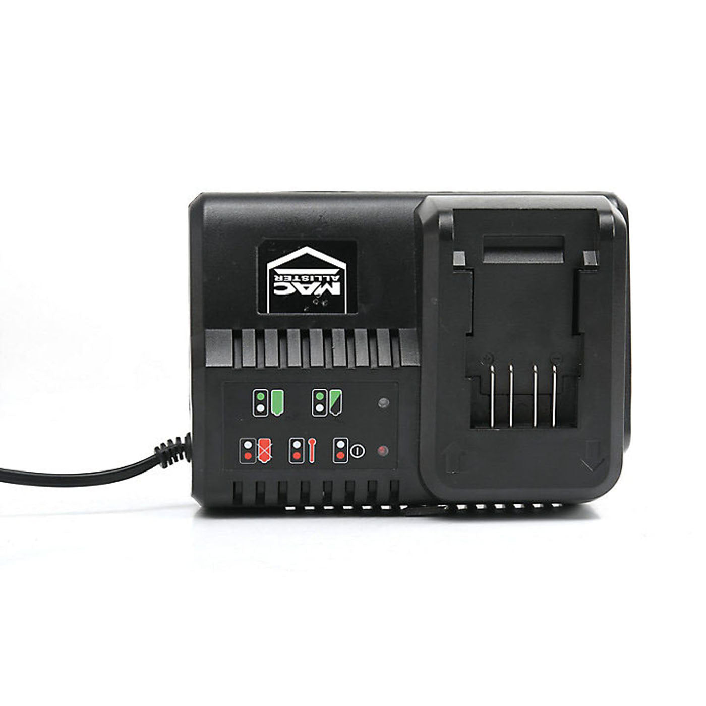 Mac Allister Fast Battery Charger 18V 4A Li-ion With Overload Protection Plug - Image 2