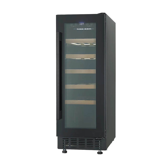 GoodHome Wine Cooler BIWCB30UK Black Built In Integrated Freestanding 20 Bottle - Image 5