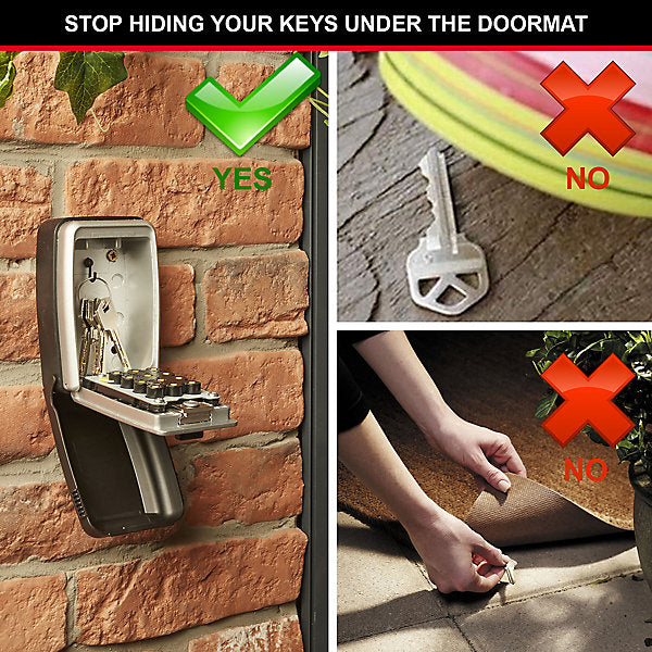 Master Lock Combination Key Safe 12 Digit Push Button Wall Mounted Keys Holder - Image 5