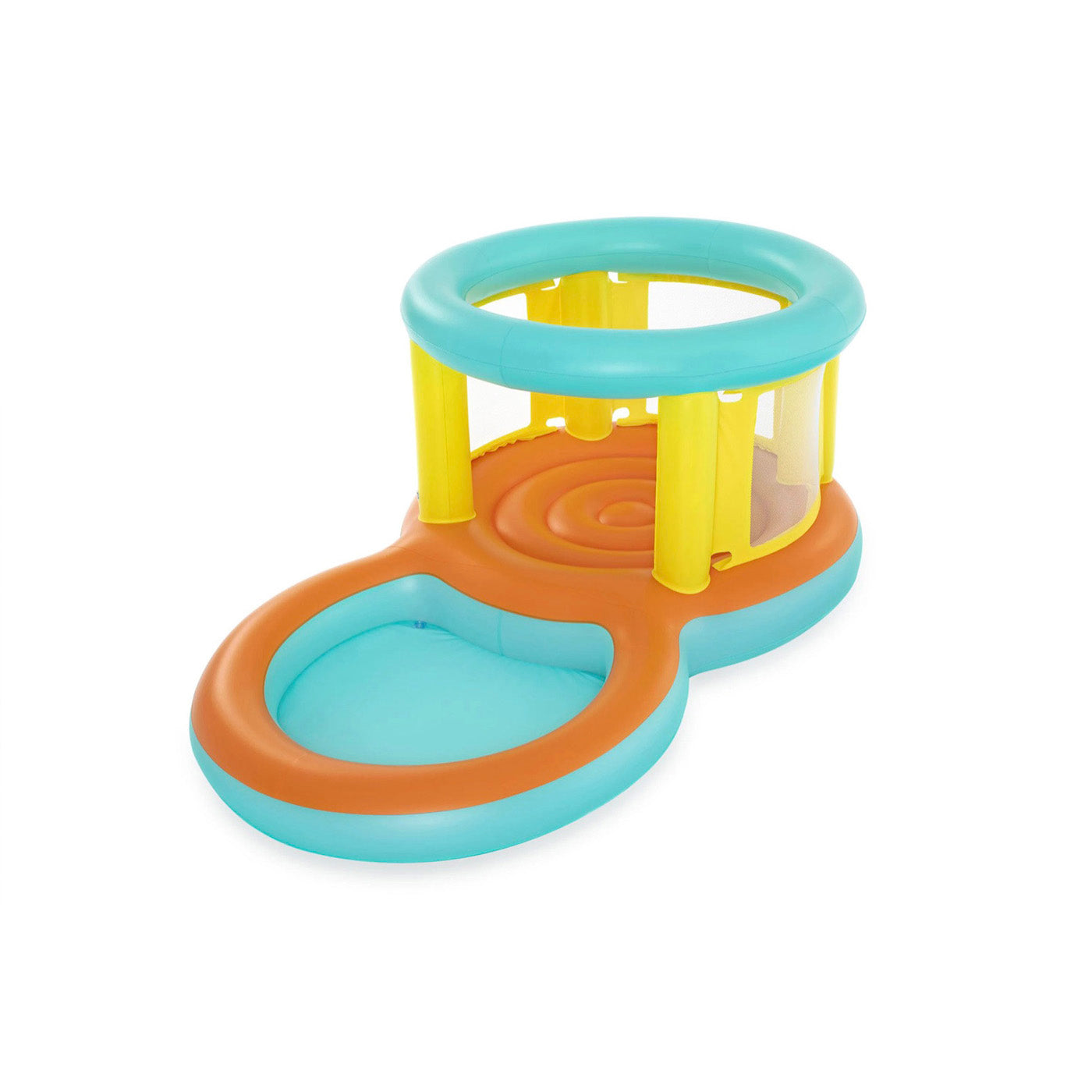 Bestway Kids Inflatable Bouncer Play Paddling Poll Garden Outdoor 1020x2390mm - Image 1