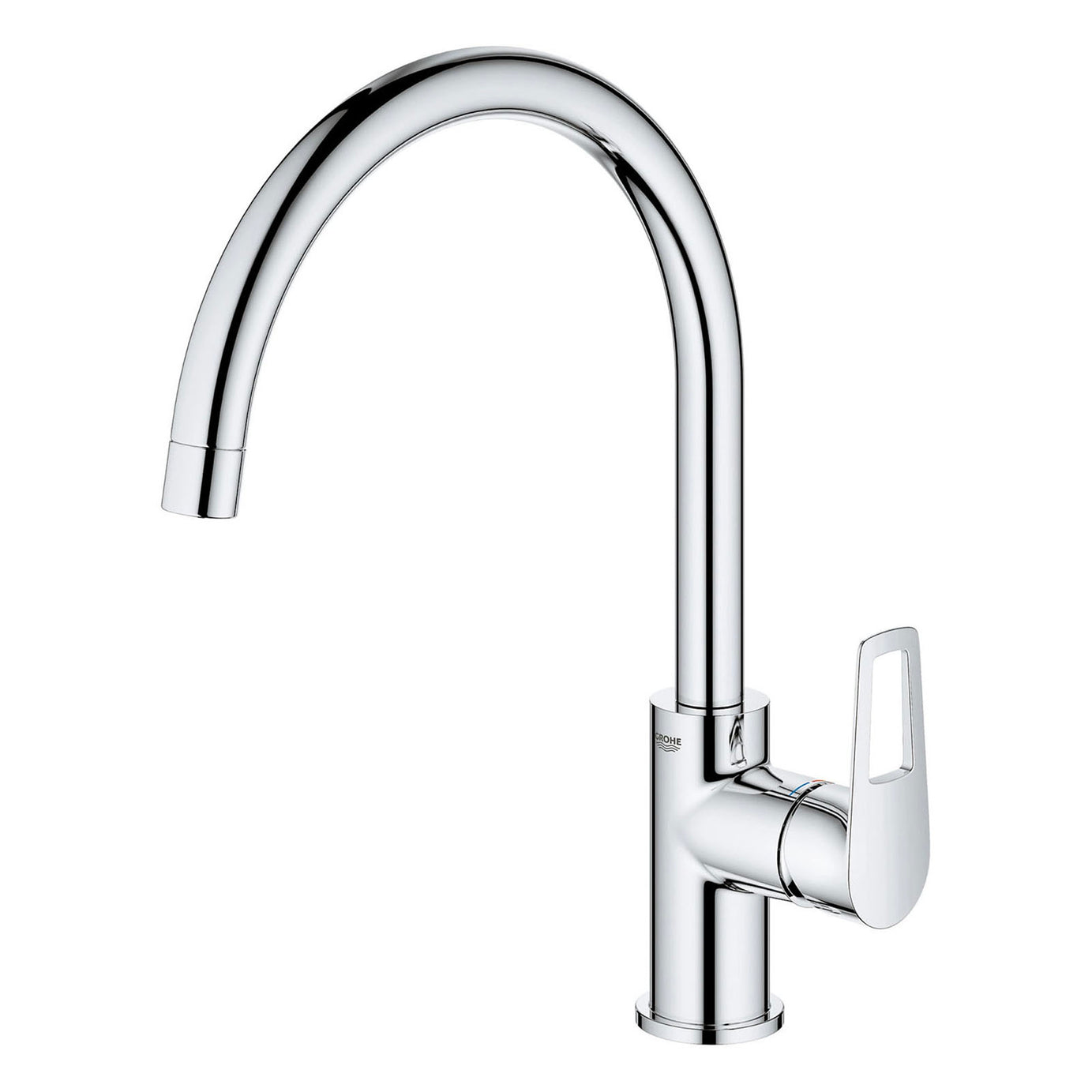 Grohe Kitchen Tap Deck Start Loop Chrome Effect Single Channel Lever Modern - Image 1