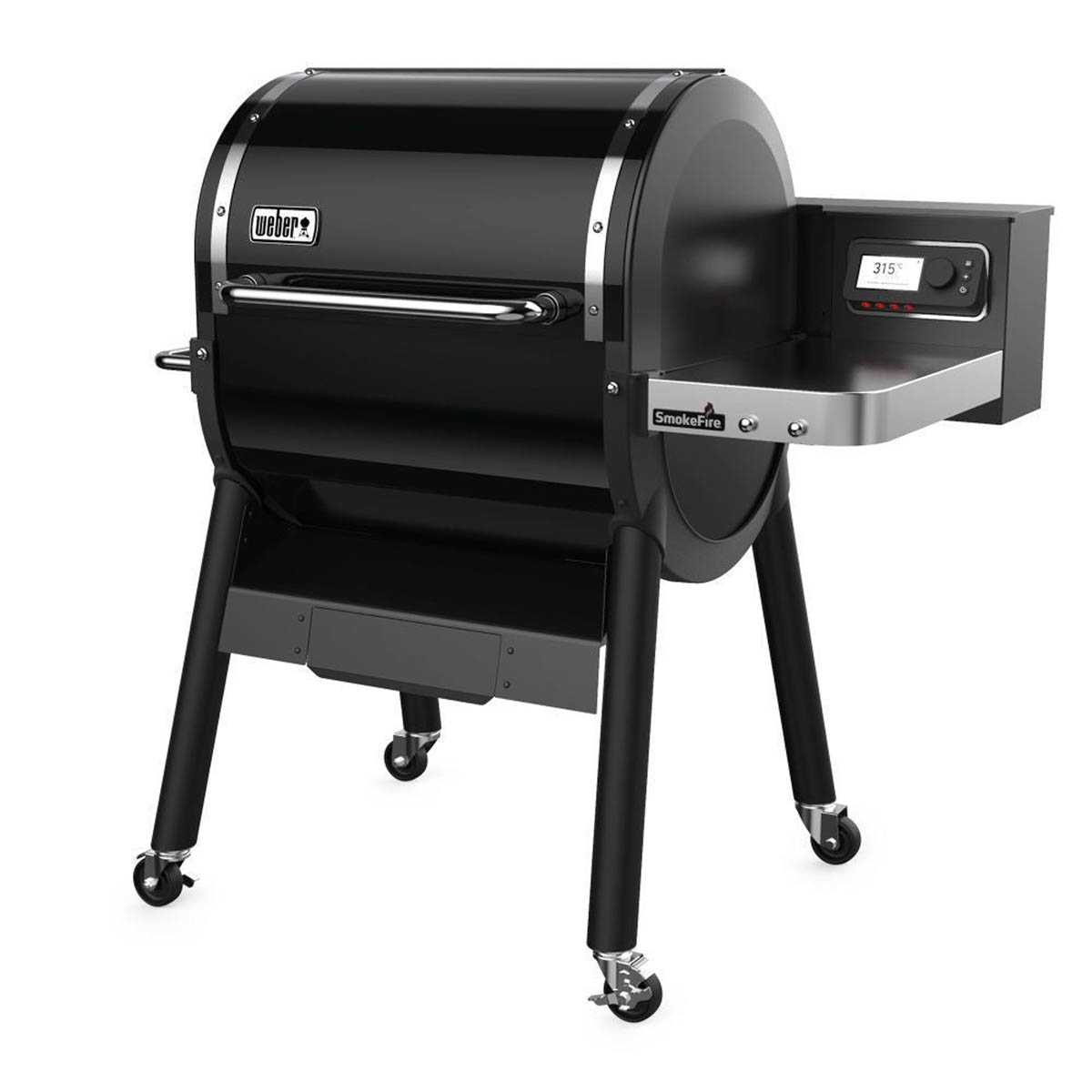 Weber Barbecue BBQ SmokeFire Wood Pellet Grill Wheeled Portable Night Light - Image 4