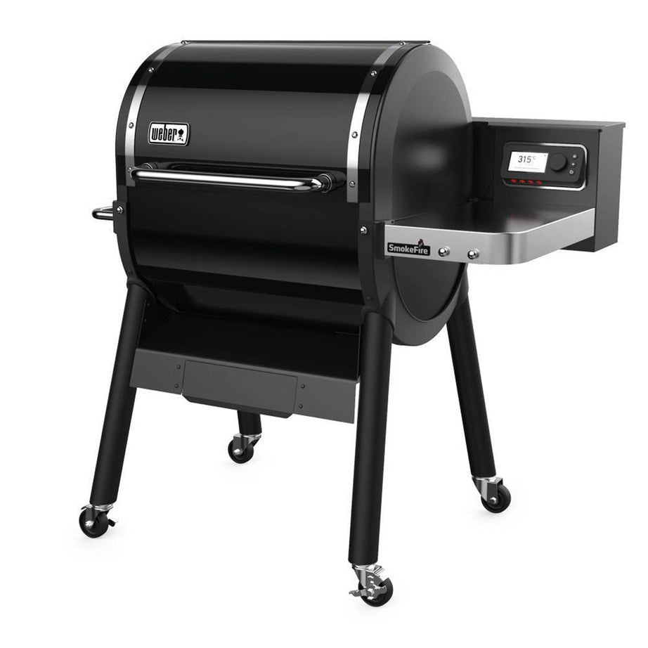 Weber Barbecue BBQ SmokeFire Wood Pellet Grill Wheeled Portable Night Light - Image 2