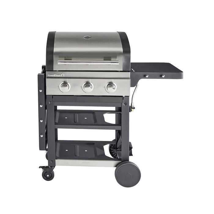 GoodHome Gas Barbecue 3 Burner Owsley 3 Black Portable Party Outdoors Garden BBQ - Image 5