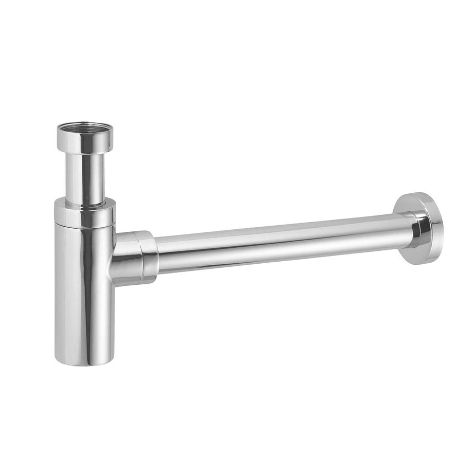 McAlpine Basin Bottle Trap Chrome Standard Bathroom Round Adjustable Height - Image 1