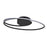 LED Ceiling Light Black Plastic Steel Warm White 1200lm Bedroom Living Room 25W - Image 2