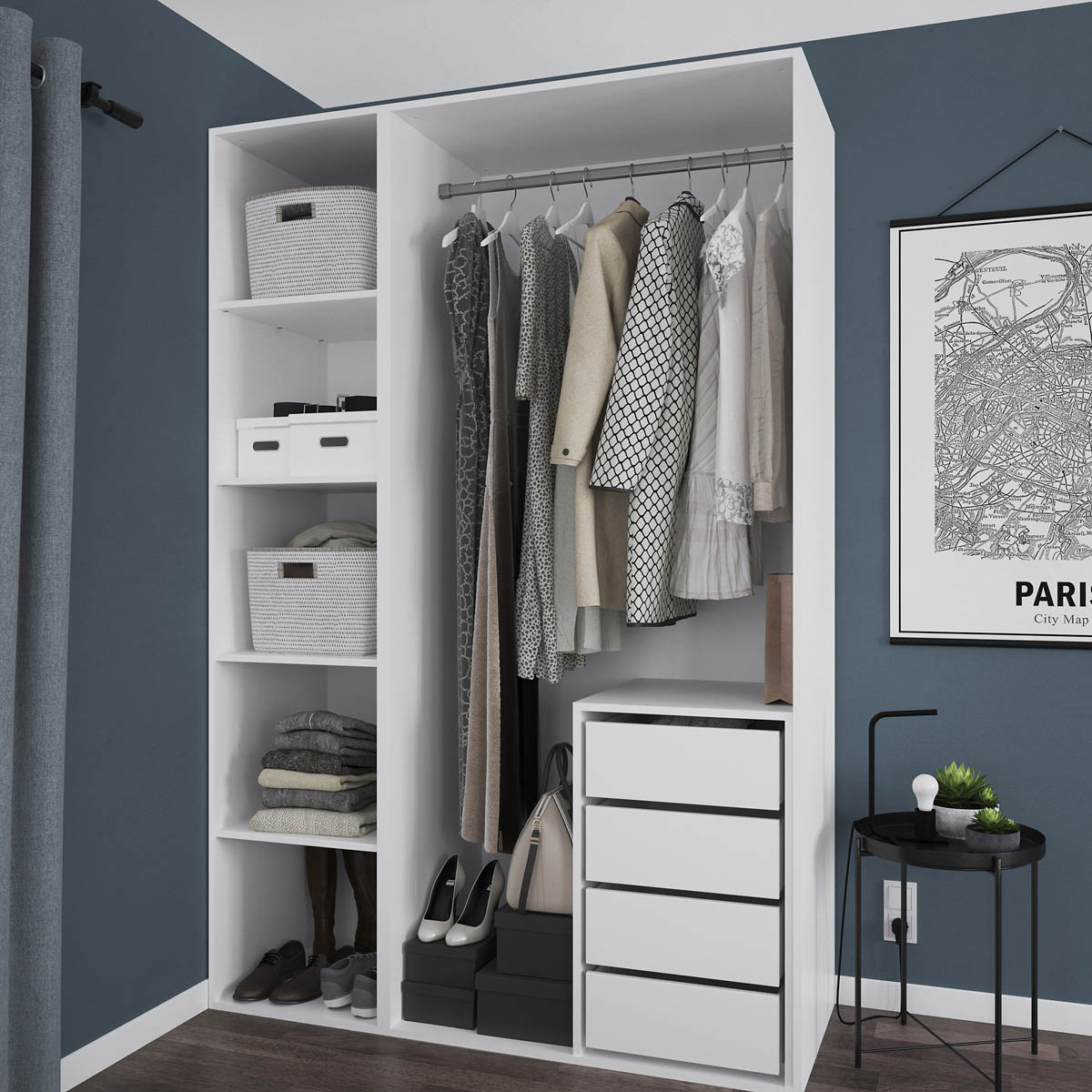 Cabinet Internal Drawer White Slab Soft Close (H)170mm (W)464mm (D)500mm - Image 5