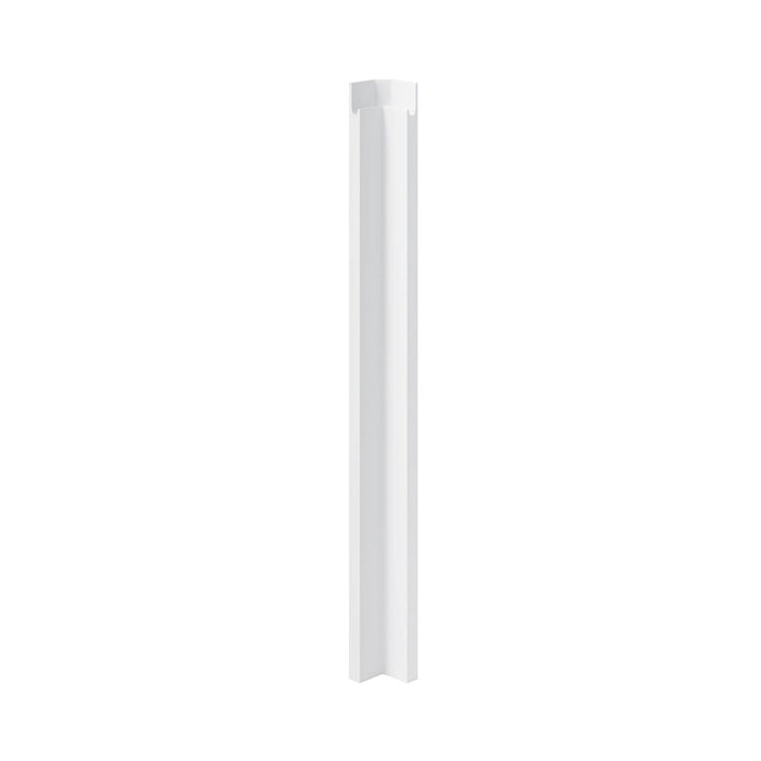 Kitchen Corner Post Gloss MDF Light Grey Standard Contemporary (W)59mm - Image 1