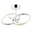 Ceiling Light 3 Lamp Pendant LED Chrome Effect Dimmable With Bulbs 2200Lm IP20 - Image 3