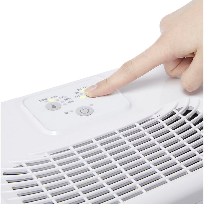 Dehumidifier Quiet Home Air Dryer Mould Damp Moisture Remover Portable White 10L - Image 2