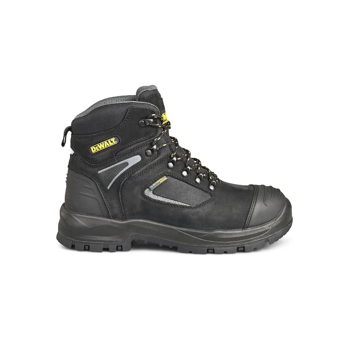 DeWalt Safety Boots Black Dover Hiker Style 300°C Heat-Resistant Sole Size 7 - Image 2
