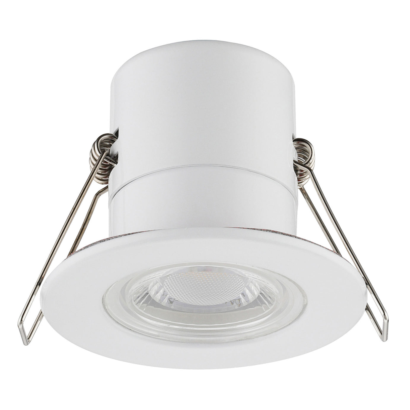 Luceco Downlight EFTE45W30/6-01 LED Matt White Warm White 5W IP65 Pack of 6 - Image 1